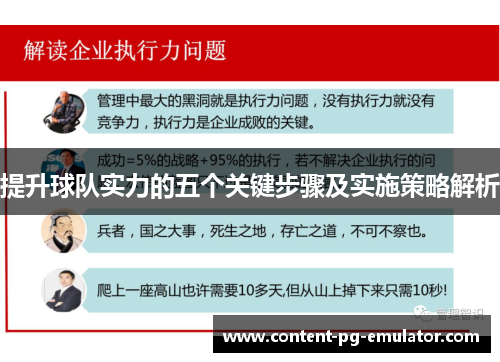 提升球队实力的五个关键步骤及实施策略解析