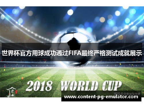 世界杯官方用球成功通过FIFA最终严格测试成就展示